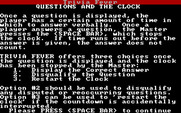 Trivia Fever for IBM PC/Compatibles - Questions and the clock...