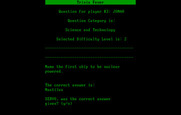 Trivia Fever for IBM PC/Compatibles - Here's the correct answer...did the player get it right?