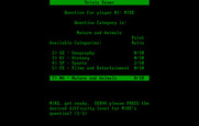 Trivia Fever for IBM PC/Compatibles - The next category is Natur and Animals.