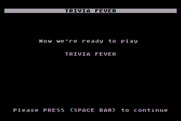 Trivia Fever for Atari 8-bit - Whew, we're finally ready to play!