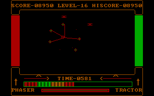 High Orbit IBM PC/Compatibles Screenshot: I'm running out of time!