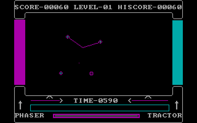 High Orbit IBM PC/Compatibles Screenshot: Game start.