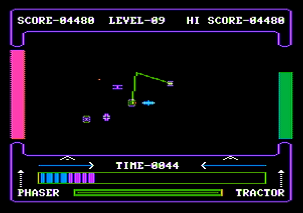 High Orbit Apple II Screenshot: I'm almost out of time...