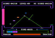 High Orbit for Apple II - Aliens become faster and more numerous as the game progresses...