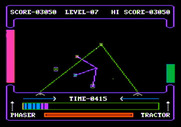High Orbit for Apple II - Depending on the level there are a different number of points in the station that need to be connected.