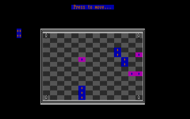 El-Ixir IBM PC/Compatibles Screenshot: The game is underway...