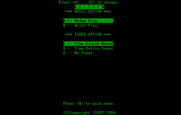 El-Ixir for IBM PC/Compatibles - Game options menu.