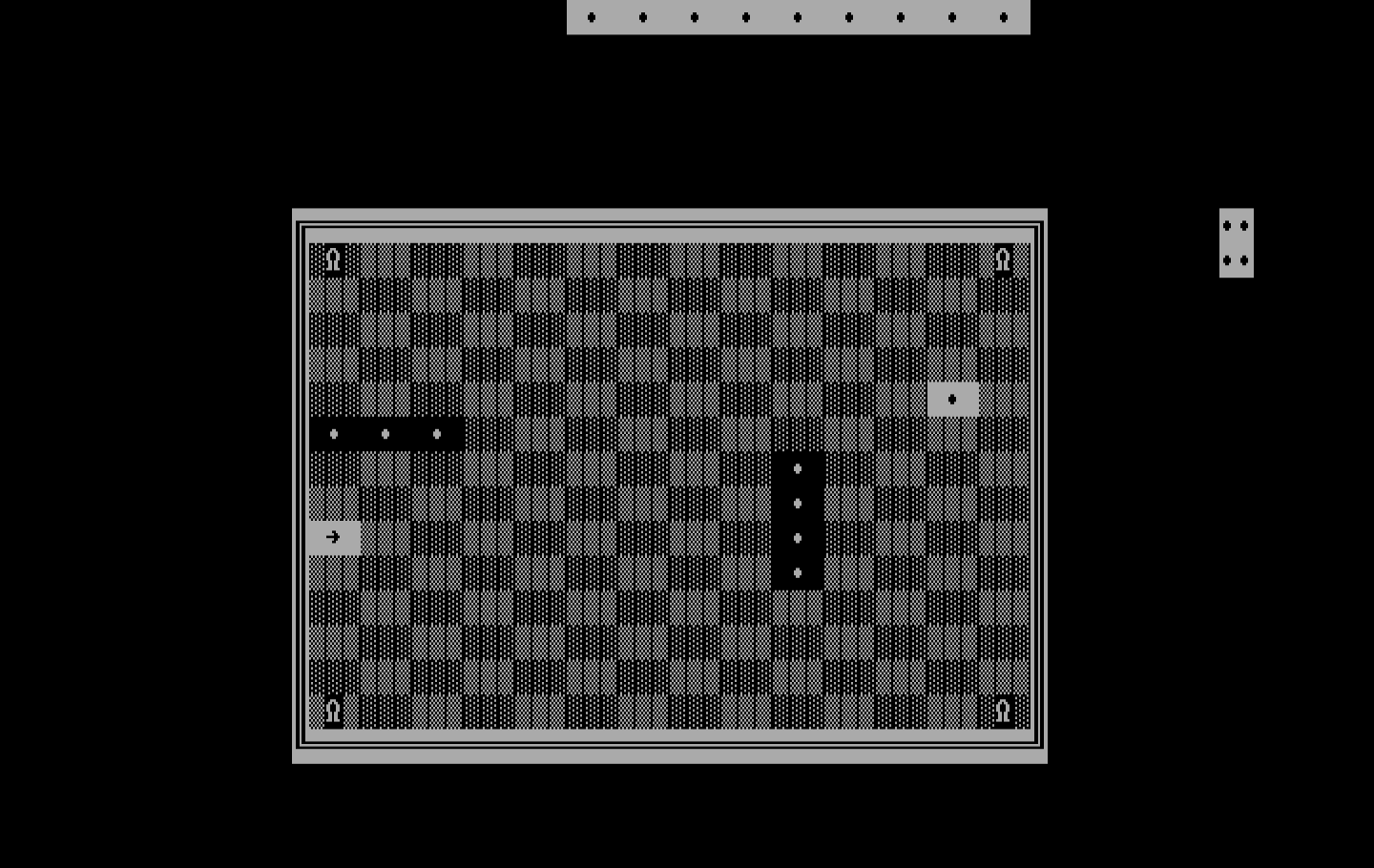 El-Ixir IBM PC/Compatibles Screenshot: Game start.