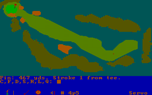 Golf's Best: Pinehurst - World's Premier Golf Course IBM PC/Compatibles Screenshot: On to the next hole...