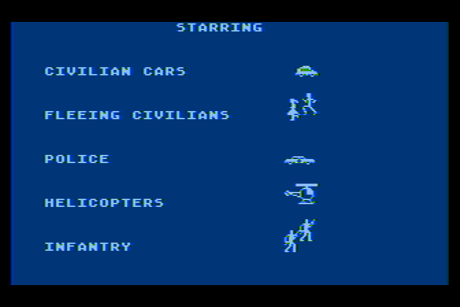 Crush, Crumble and Chomp! Atari 8-bit Screenshot: Introducing the characters...