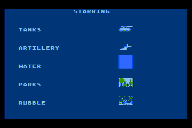 Crush, Crumble and Chomp! Atari 8-bit Screenshot: Introducing the characters...part 3.