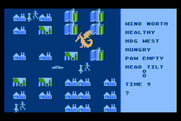 Crush, Crumble and Chomp! for Atari 8-bit - Heading into town to cause some destruction...
