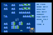 Crush, Crumble and Chomp! for Atari 8-bit - Each city spans several screens.