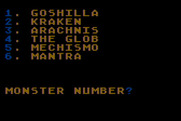 Crush, Crumble and Chomp! for Atari 8-bit - Here's the featured creatures...