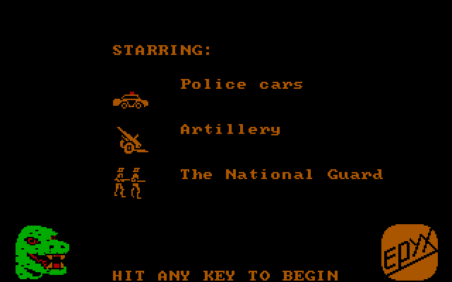 Crush, Crumble and Chomp! IBM PC/Compatibles Screenshot: Also starring...