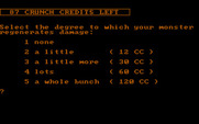 Crush, Crumble and Chomp! for IBM PC/Compatibles - There are a variety of categories to customize your monster.