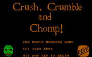 Crush, Crumble and Chomp! for IBM PC/Compatibles - Title screen.