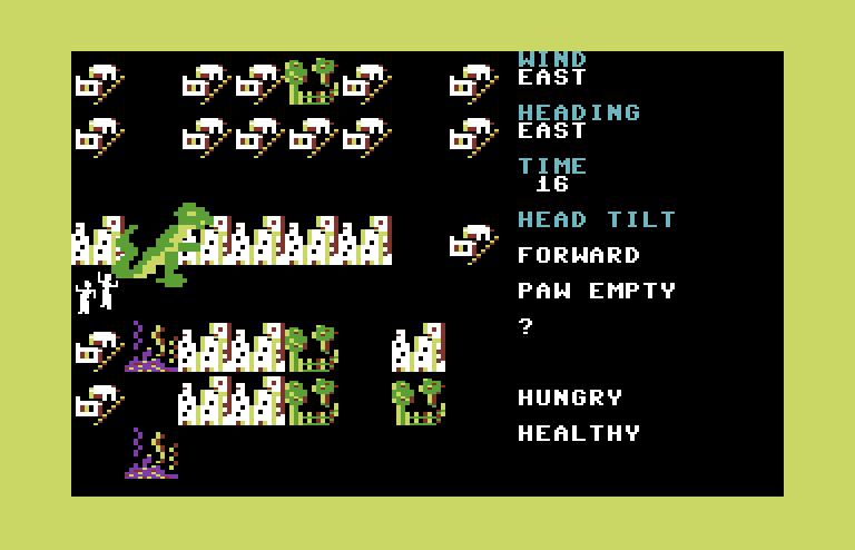 Crush, Crumble and Chomp! Commodore 64 Screenshot: The mayhem continues!