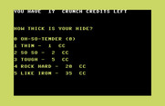 Crush, Crumble and Chomp! for Commodore 64 - How thick is your hide?
