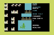 Crush, Crumble and Chomp! for Commodore 64 - The game begins!