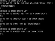 Crush, Crumble and Chomp! for TRS-80 - Time to allocate some crunch credits...