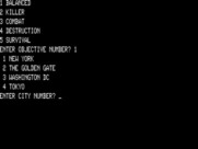 Crush, Crumble and Chomp! for TRS-80 - Select a scenario...