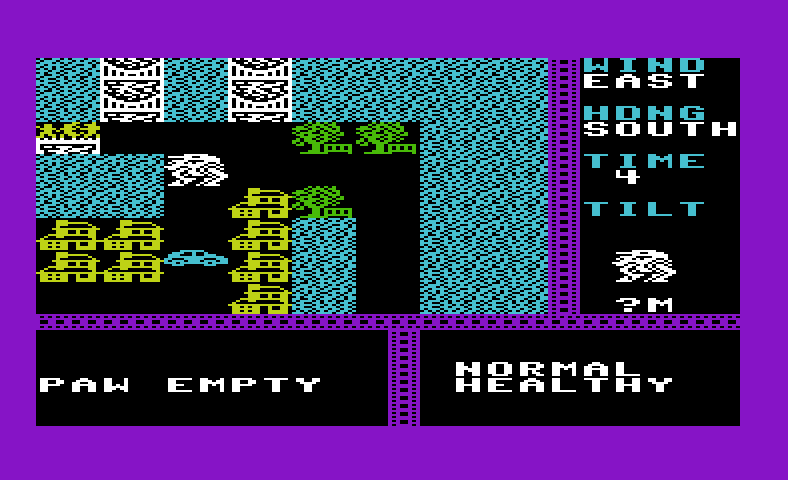 Crush, Crumble and Chomp! Commodore VIC-20 Screenshot: Attack robot enters the city...