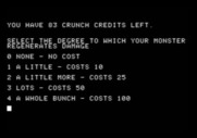 Crush, Crumble and Chomp! for Apple II - How fast do you want your monster to regenerate?