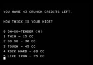 Crush, Crumble and Chomp! for Apple II - How thick is your hide?