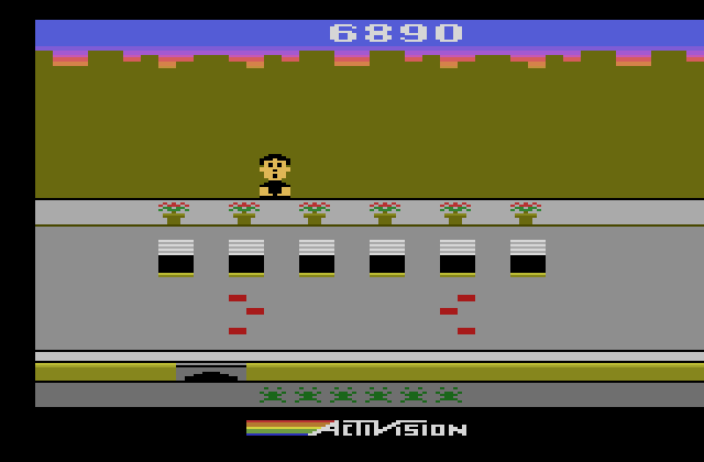 Crackpots Atari 2600 Screenshot: Game over.