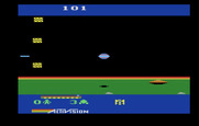 Cosmic Commuter for Atari 2600 - Each level has different obstacles to shoot or avoid.