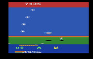 Cosmic Commuter for Atari 2600 - Pick up the  commuter, and shoot obstacles to make sure you don't crash!