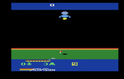 Cosmic Commuter for Atari 2600 - Game start; first, you need to land on the planet!