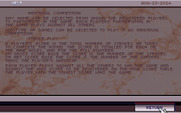 Wilson ProStaff Golf for IBM PC/Compatibles - One of the help screens.