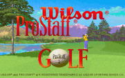 Wilson ProStaff Golf for IBM PC/Compatibles - Title screen.