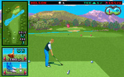 Wilson ProStaff Golf for IBM PC/Compatibles - Teeing off on the next hole...