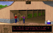 Quarter Pole for IBM PC/Compatibles - Visiting the stable.