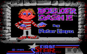 Boulder Dash II: Rockford's Revenge for IBM PC/Compatibles - Title screen.