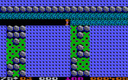 Boulder Dash II: Rockford's Revenge for IBM PC/Compatibles - This cave begins with a lot of slime and rocks...but where are the diamonds?