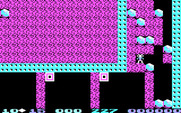 Boulder Dash II: Rockford's Revenge for IBM PC/Compatibles - Those boxes are deadly, but they can be crushed by boulders...