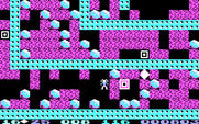 Boulder Dash II: Rockford's Revenge for IBM PC/Compatibles - The passageway is guarded by deadly boxes...