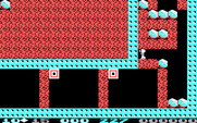 Boulder Dash II: Rockford's Revenge for IBM PC/Compatibles - Those boxes are deadly, but they can be crushed with boulders.
