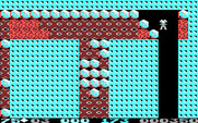 Boulder Dash II: Rockford's Revenge for IBM PC/Compatibles - This level starts with lots of slime and boulders...