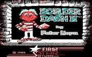 Boulder Dash II: Rockford's Revenge for IBM PC/Compatibles - Title screen.