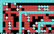 Boulder Dash II: Rockford's Revenge for IBM PC/Compatibles - This cave has lots of easy to reach diamonds...but can be tricky to navigate through!