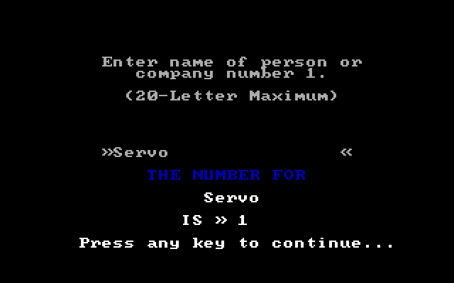 Oil Barons IBM PC/Compatibles Screenshot: Setting up the players.