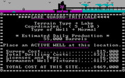 Oil Barons for IBM PC/Compatibles - Oil strike! Place an active well token on the game board...