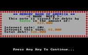 Oil Barons for IBM PC/Compatibles - Out of money, I need a loan...