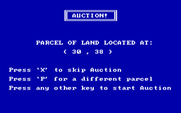 Oil Barons for IBM PC/Compatibles - An auction begins...