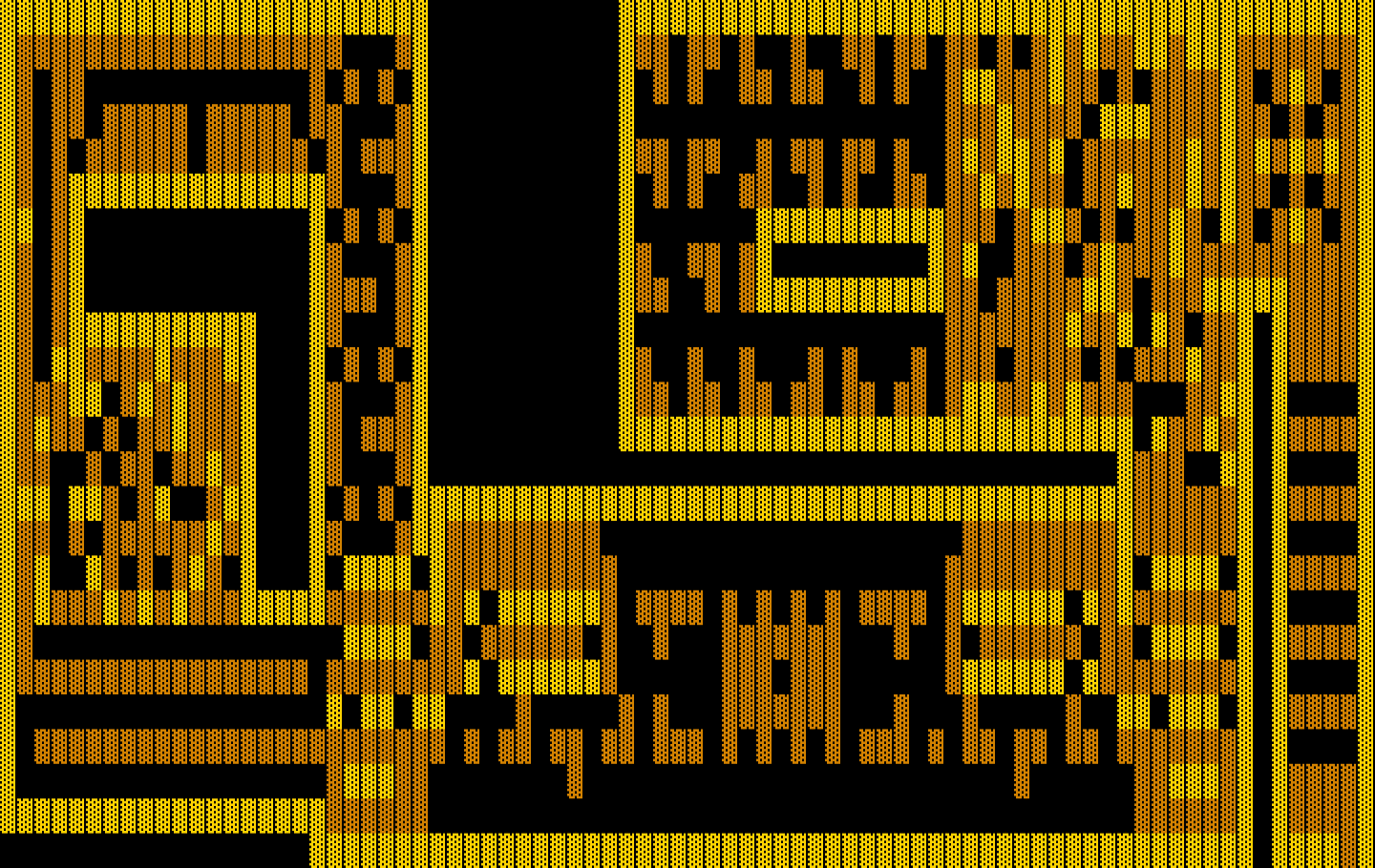 One Hundred and One Monochrome Mazes IBM PC/Compatibles Screenshot: Navigating this maze will be tricky...